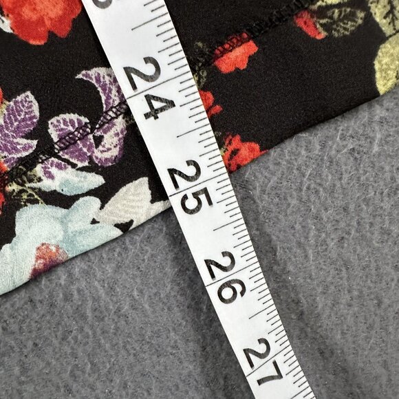 BCBGMaxazria Tops Womens Small Lot of 2 Blouses Floral Solid Short Sleeve - Picture 7 of 16